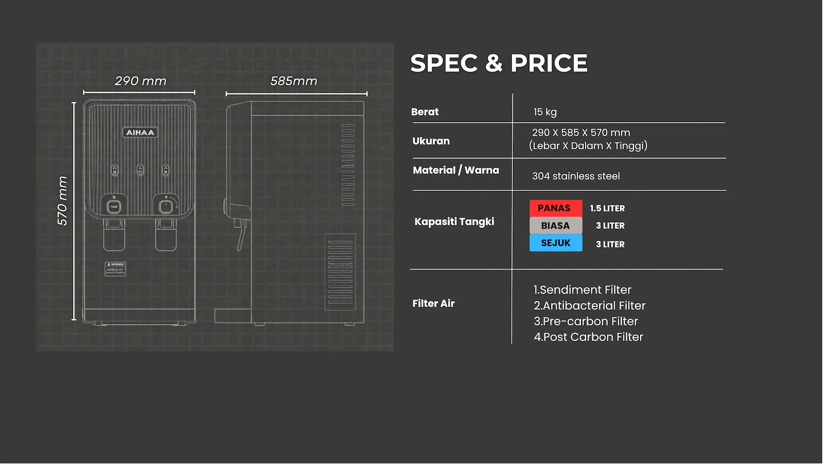 AIHAA FANCY — Spec Price
