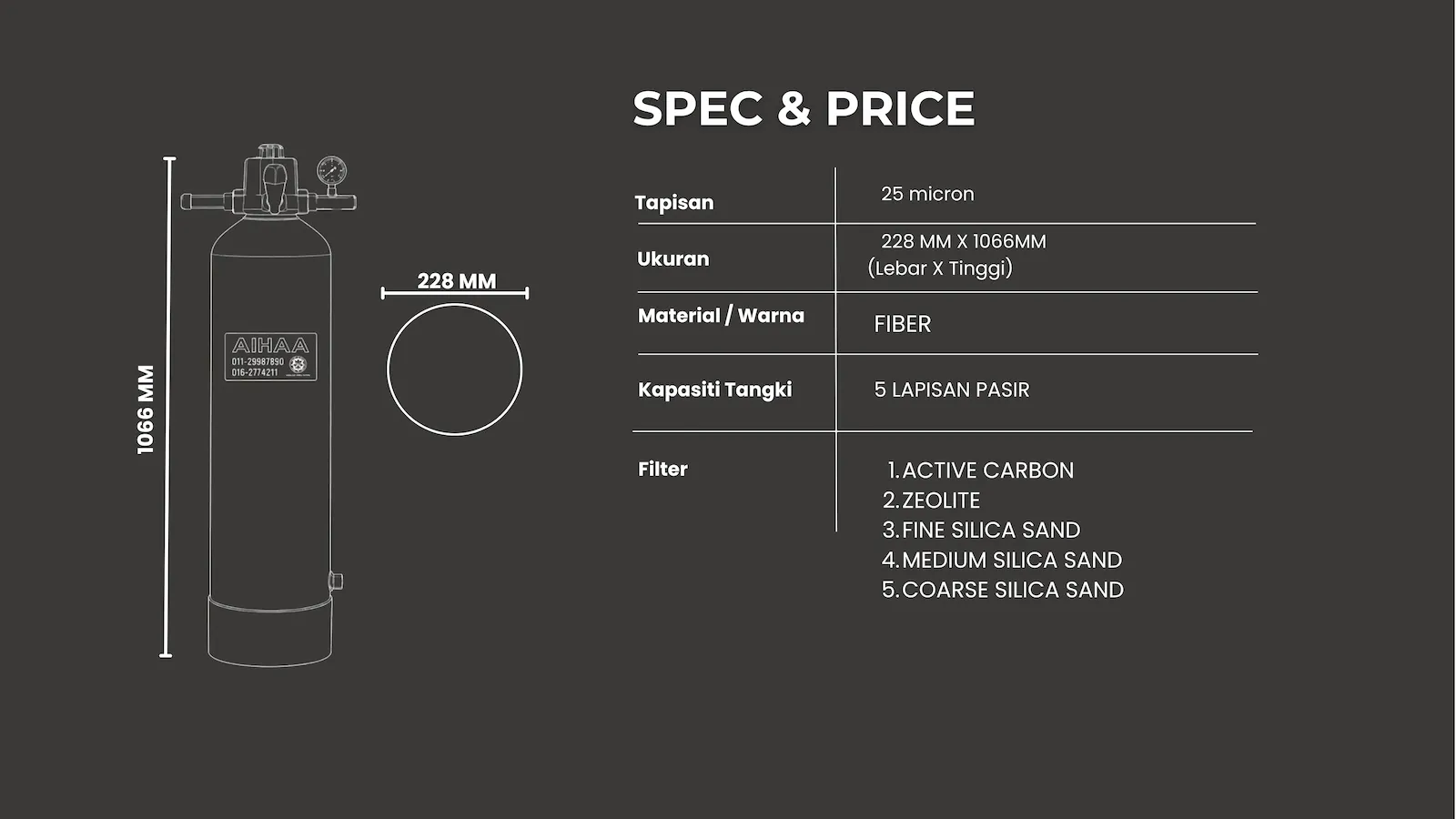 FIBER 9X42 — Spec Price